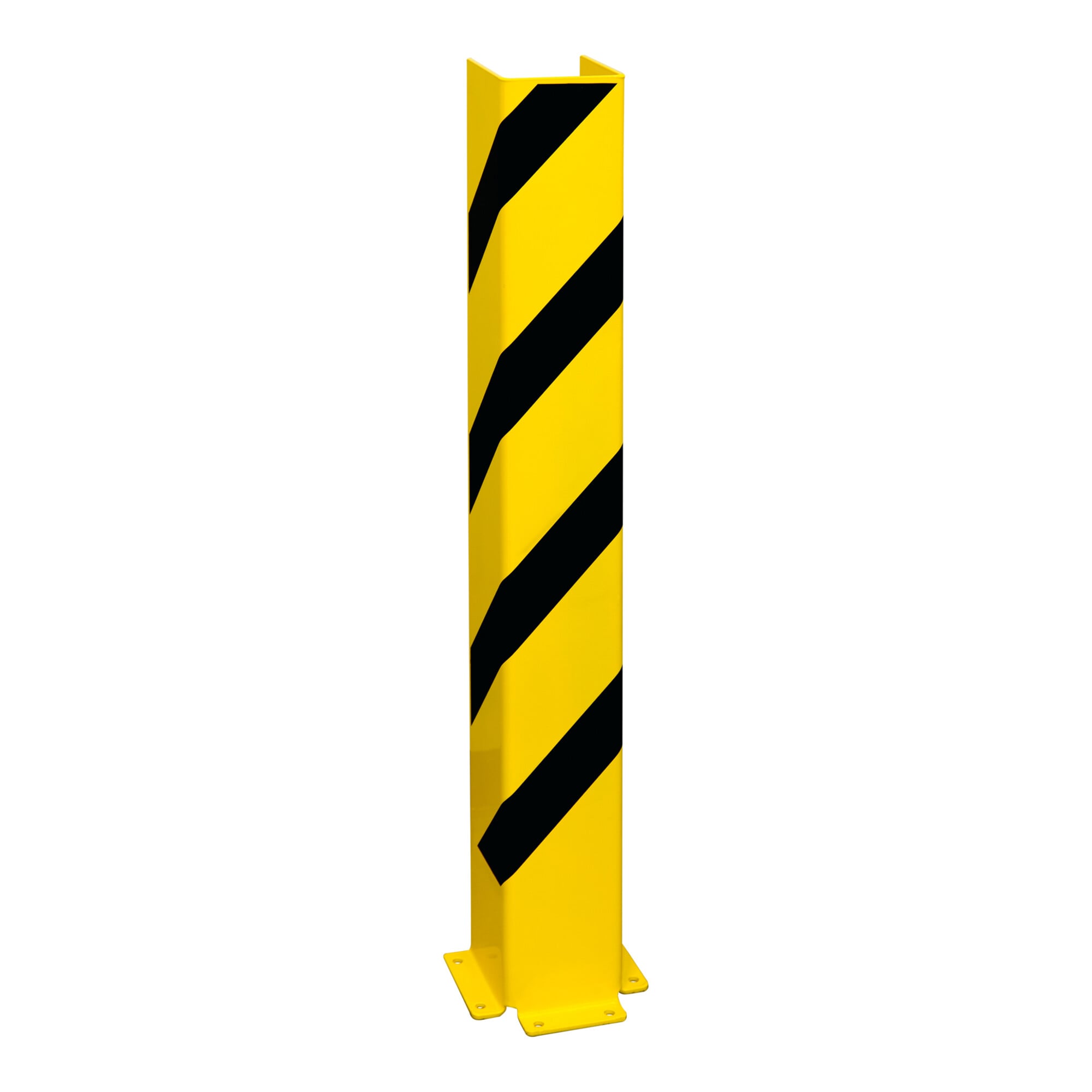 Moravia Anfahrschutz U-Profil schwarz/gelb 1200 x 160 x 6 mm zum Aufdübeln