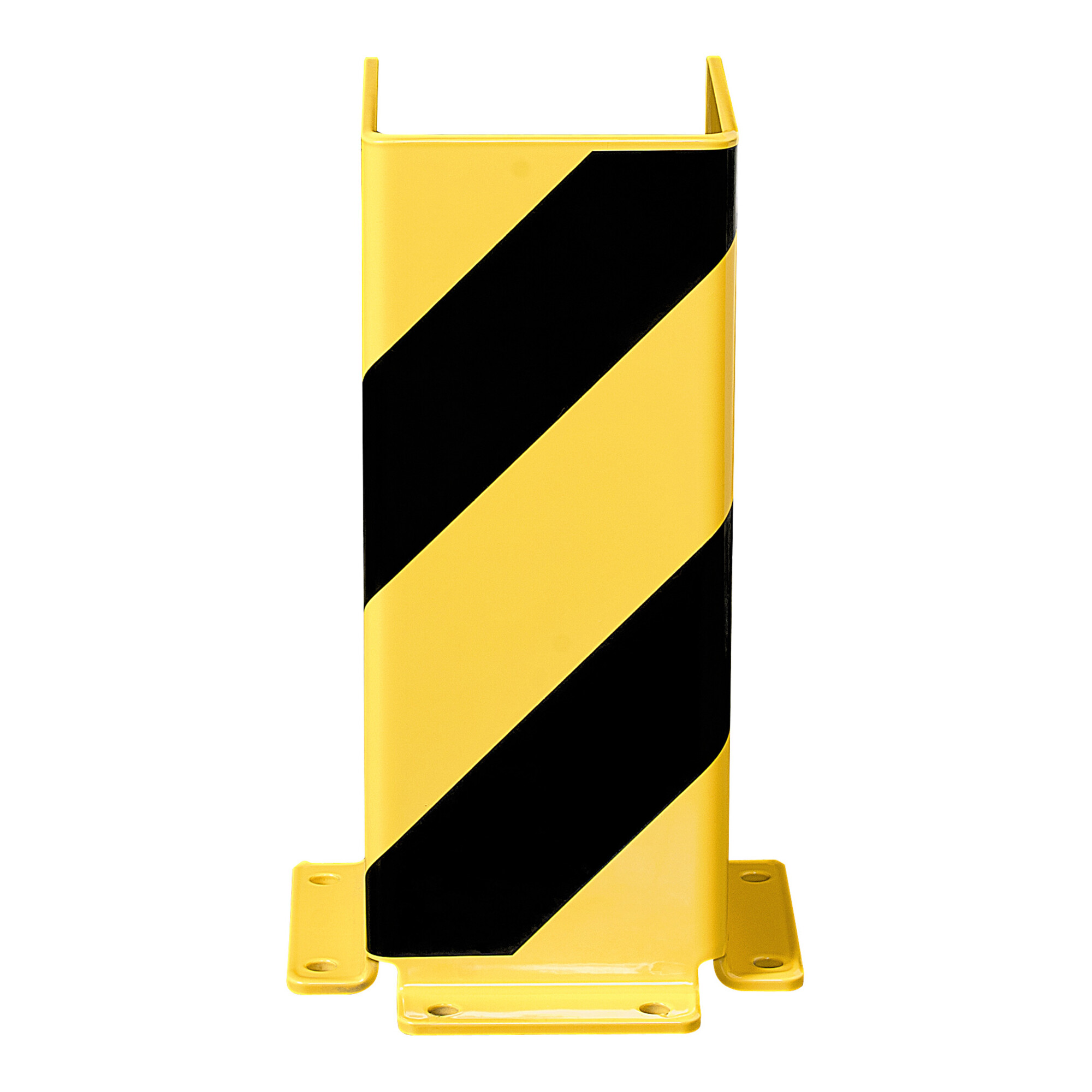 Moravia Anfahrschutz U-Profil schwarz/gelb 400 x 160 x 6 mm zum Aufdübeln