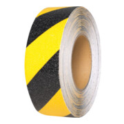 Moravia Antirutsch-Belag gelb/schwarz selbstklebend auf Rolle