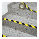 Moravia Antirutsch-Belag gelb/schwarz selbstklebend auf Rolle 50 mm x 18,3 m