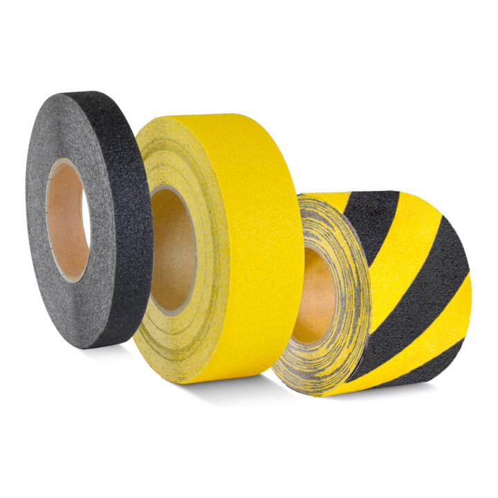 Moravia Antirutsch-Belag schwarz verformbar selbstklebend Rolle 25 mm x 18,3 m