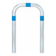 MORAVIA Arceau de protection CITY grand 800 × 500 mm acier galvanisé bleu