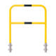 Moravia Arceau de protection extérieur noir/jaune 1300 × 1000 mm fixation murale par douille d’insertion