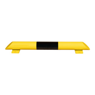 Poutre de protection pour vérin Moravia noir/jaune tube rond jaune
