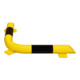 Moravia Barrière d’angle noir/jaune tube rond 76 x 3,0 mm côté 638 mm-2