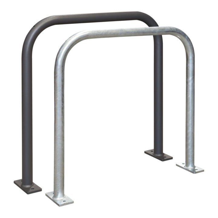 MORAVIA Barrière d'appui SPRINT sans barre de genou galvanisée à chaud 800 × 800 mm