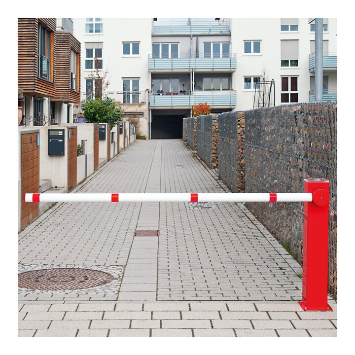 MORAVIA Barrière électrique COMPACT 2650 mm avec télécommande batterie 6 V