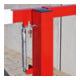 MORAVIA Barrière manuelle COMPACT cylindre profilé galvanisé rouge-blanc 4000 mm