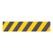 Moravia Poteau sangle alu jaune noir/jaune bande hachurée L 3000 mm, 60 × 895 mm-2