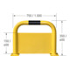 Bar à taureaux Moravia Black Bull avec protection anti-encastrement pour l'intérieur 76 mm 3 mm-4