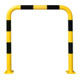 Moravia Black Bull Protection anti-chocs tube rond 76 x 3 mm à cheviller intérieur 1200 x 1000 mm-1