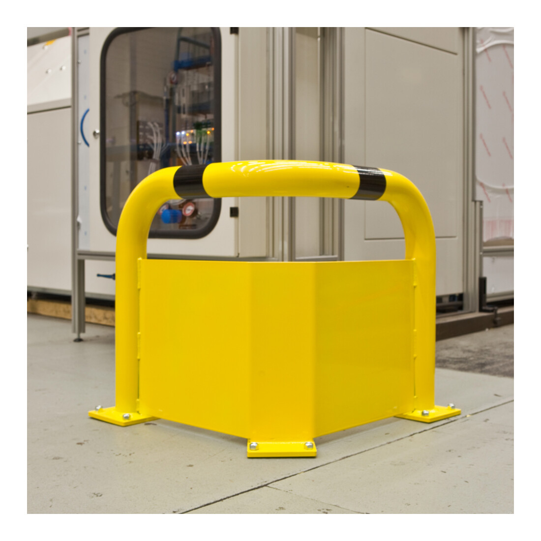 Moravia corner ram protection bracket Black Bull with underride protection for inside 600 mm 76 mm 3 mm