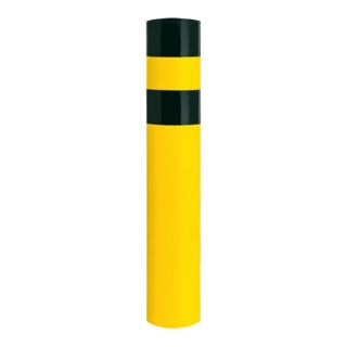 Moravia Bollard de protection XXL acier noir/jaune 273 × 1600 mm