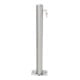 MORAVIA Bollard en acier inoxydable MILANO H 925 mm rabattable avec serrure à cylindre