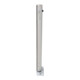 MORAVIA Bollard en acier inoxydable MILANO H 925 mm rabattable avec serrure à cylindre