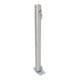 MORAVIA Bollard en acier inoxydable MILANO H 925 mm rabattable avec serrure à cylindre