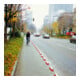 Moravia Bordure de trottoir rouge blanc réfléchissant 750 × 120 × 90 mm + chevilles