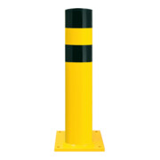 Moravia Borne anti-encastrement XXL acier noir/jaune 273 × 1200 mm à cheviller