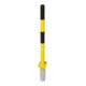 MORAVIA Borne de blocage PARAT B 60 x 1330 mm galvanisée feu jaune-noir