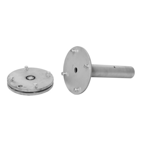 Moravia Borne de dissuasion SWING, pivotante, acier, jaune/noir, à cheviller, 159 mm