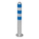 MORAVIA Bornes de protection CITY acier galvanisé à chaud H 800 mm capuchon alu bleu