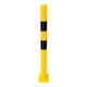 MORAVIA Bornes de protection FLEX Ø 80 mm H 1.000 mm jaune-noir à cheviller