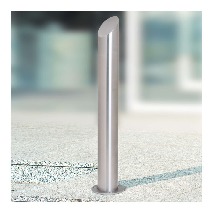 MORAVIA Bornes en acier inoxydable BERLIN 45 H 900 mm poli brillant à sceller