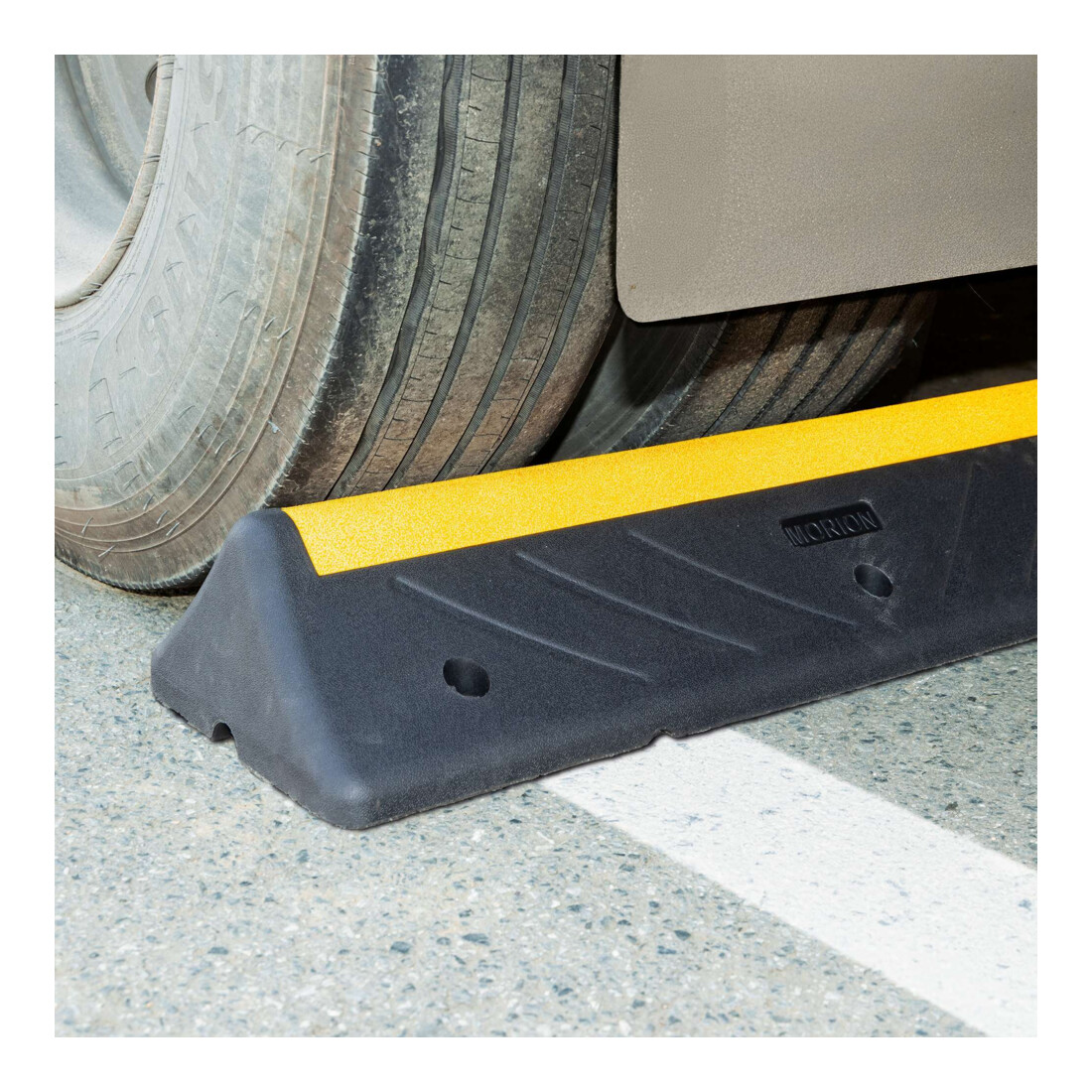 Moravia Butée de roue Heavy Duty noire