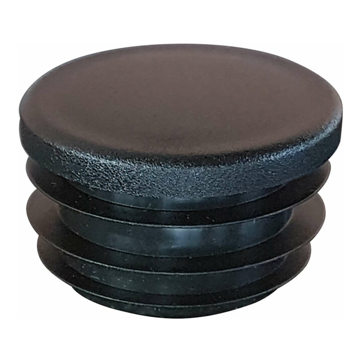 MORAVIA Butée de roue Park-AID 1.800 mm noir avec bandes réfléchissantes blanches et matériel de fixation inclus