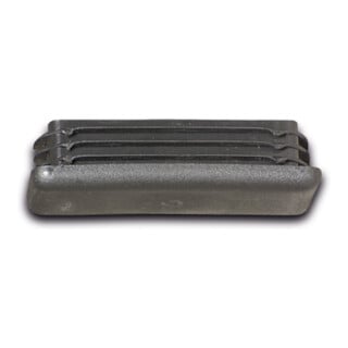 Moravia Casquette pour planche de battage plastique noir pour fermeture latérale
