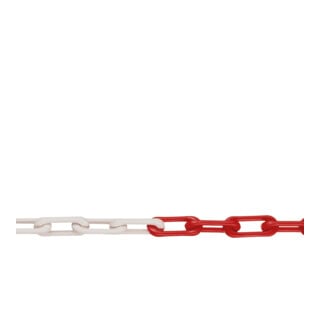 MORAVIA Chaîne de qualité en nylon MNK qualité 6 mm rouge-blanc certifiée