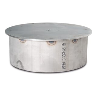 MORAVIA Chapeau de protection pour gaine de sol Berlin XL 210 mm Ø galvanisé à chaud sans fermeture