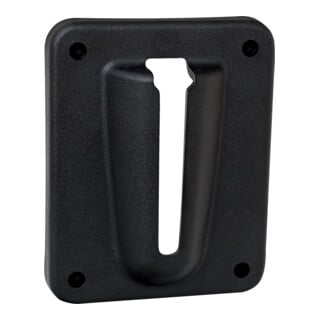 MORAVIA Clip mural magnétique en plastique noir pour produits Skipper