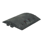 Moravia Dosso dissuasore TOPSTOP 5-RE, elemento standard nero, 500x500x70mm