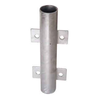 Moravia Douille à enficher avec languettes pour arceau de protection galvanisée à chaud 300 x 120 mm (H x I)