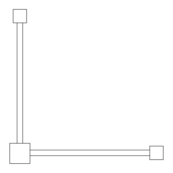 MORAVIA Drehschranke COMPACT horizontal schwenkbar Rundzylinder L 4000mm rot-weiß verzinkt