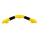 Moravia Eckrammschutz-Balken schwarz/gelb Rundrohr 76 x 3,0 mm Seitenlänge 638 mm