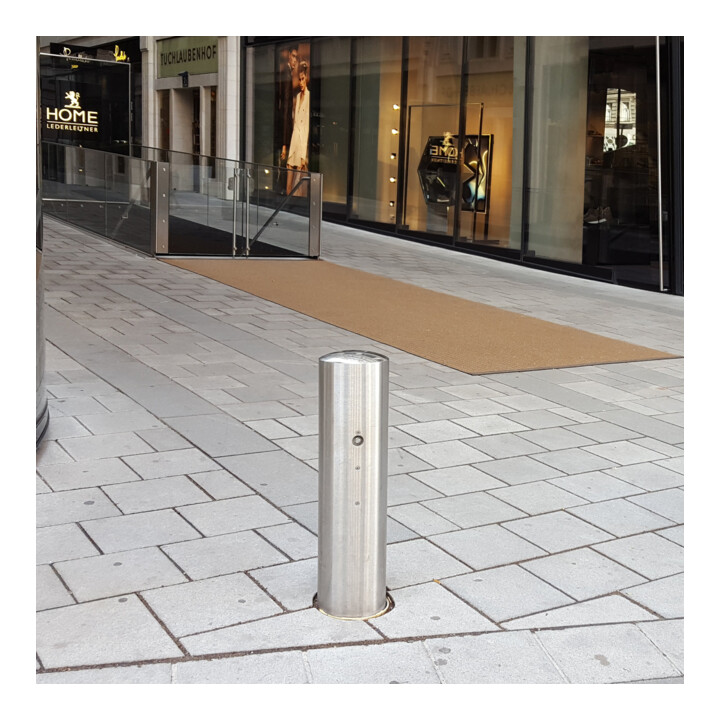 MORAVIA Edelstahlpoller BERLIN XL 204mm Ø 600mm Überflurhöhe