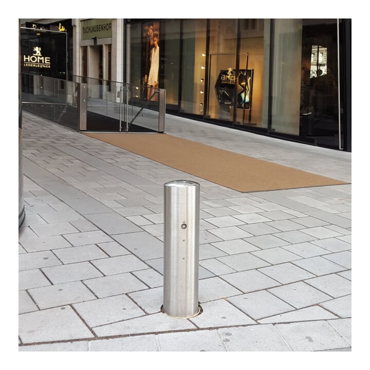 MORAVIA Edelstahlpoller BERLIN XL 204mm Ø Überflur 600mm