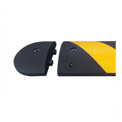 Moravia Fahrbahnschwelle EasyRider-75 Abschlußelement schwarz 225 x 300 x 75 mm