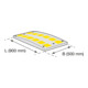 Moravia Fahrbahnschwelle SafeRide-50 Normelement 900 x 500 x 50 mm-4