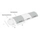 Moravia Fahrbahnschwelle TOPSTOP 5-RE gelb Abschlusselement mit Zapfen 500 x 250 x 70 mm-5