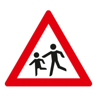 MORAVIA Film de marquage panneau de signalisation enfant Z 136-10 1000 x 1000 mm