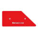 MORAVIA Gabarit hybride scie/perceuse 52 x 110 mm rouge