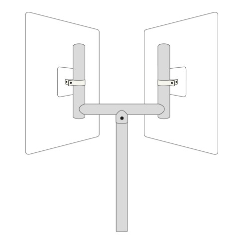 Moravia Gabelaufsatz für Verkehrsspiegel 540 mm