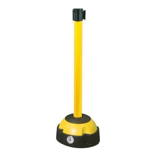 Moravia Gurt-Warnständer MORION gelb mit gelbem Gurtband 985 mm 50 mm