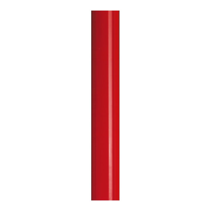 Moravia Gurtpfosten Alu rot rot/weiß schraffiertes Band Länge 3000 mm, 60 x 895 mm