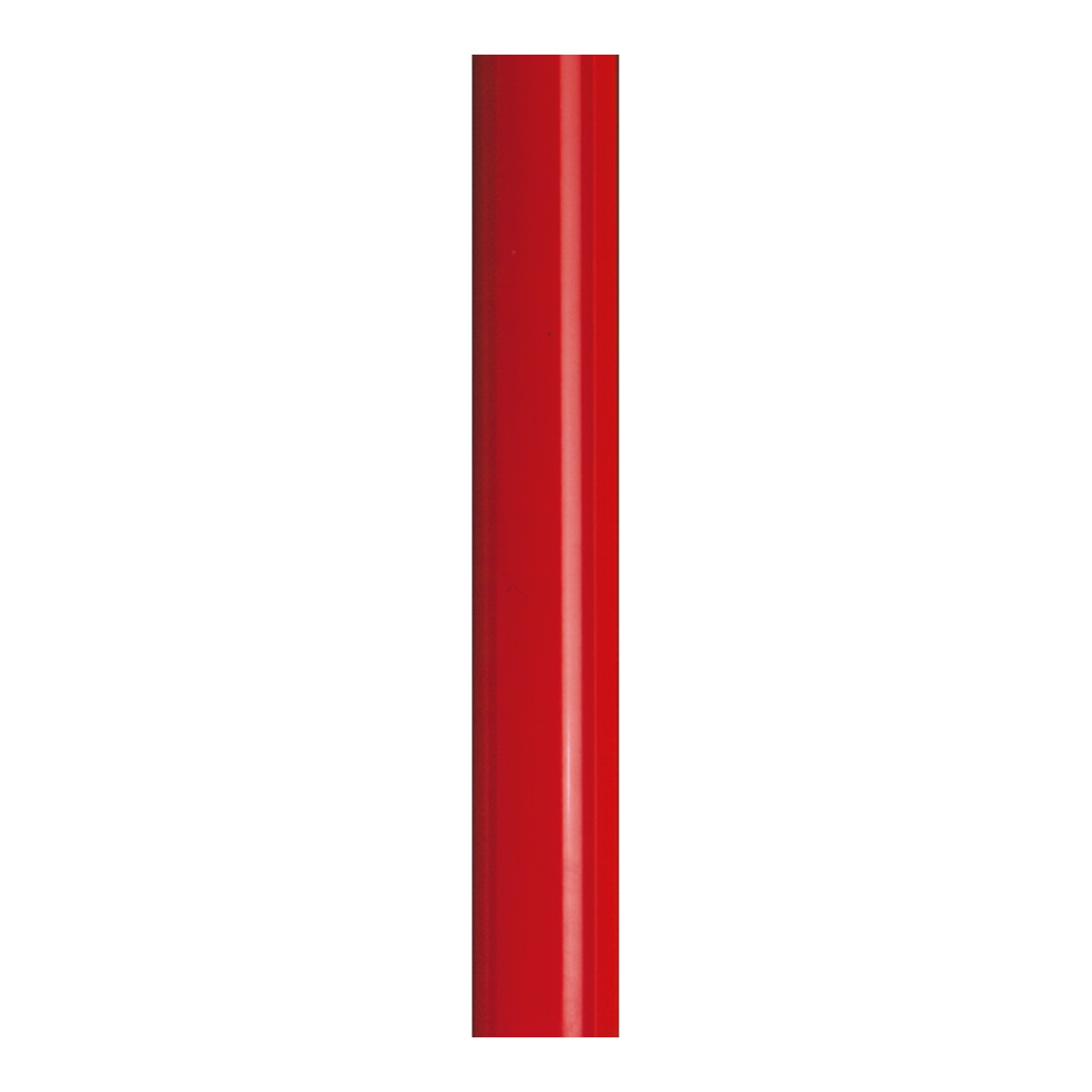 Moravia Gurtpfosten Alu rot rot/weiß schraffiertes Band Länge 3000 mm, 60 x 895 mm