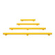 Moravia HYBRID Poutre de support 1250 mm col jaune-5