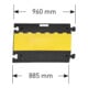 Moravia Kabelbrücke groß, 3 Kabelschächte 600 x 960 x 75 mm